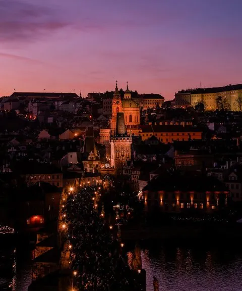 Prague atmosphere and local life